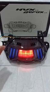 STOP LAMP NEW AEROX CONNECTED LAMPU STOP NEW AEROX 3in1 SEIN SEN RUNNING SEQUENTIAL SENJA ADJUSTABLE WITH MAGNET RGB XCASE ORIGINAL not shark jpa aes kakra wuming shark asl cr7 cr 7