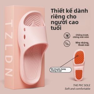 MONLEYTA | Dép chống trượt cho người cao tuổi mùa hè trong nhà phòng tắm chống mùi dép đi trong nhà phong cách mới 2025 cho nam và nữ