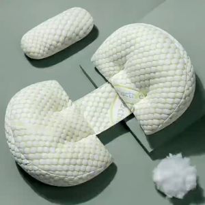 Pregnancy Pillows for Sleeping Multi-use Women U-Shaped Waist Back Pregnancy Pillow Maternity Pillow for Pregnant Women Supporting Back Waist & Belly Detachable and Adjustable With Oval Small Pillow