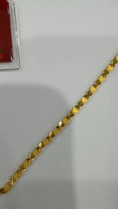 Poh Heng Jewellery 24K Eternal Heart Chain Necklace in Yellow Gold[Price By Weight]