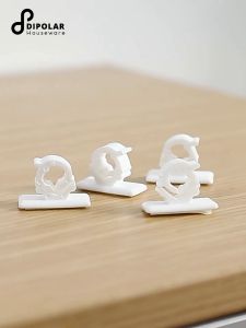 Kẹp Cố Định Dây Điện DIPOLAR Móc Treo Cáp Dán Tường Đa Năng Tiện Lợi Set 4 - DKCD01