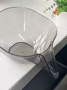 Multifunctional Draining Basket Draining Basket Funnel Drainage Basket Funnel Household Kitchen Sink Vegetable Fruit Draining Basket