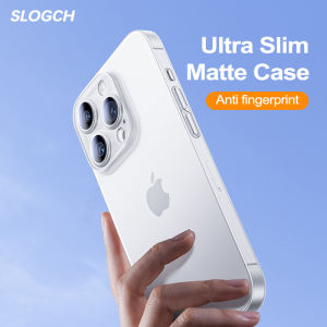 Luxury Matte Phone Case For iPhone 16 / 15 / 14 / 13 / 12 Pro Max Translucent Shockproof Hard Cover For iPhone 15 Pro Max Skin Touch Slim Thin Protective Casing