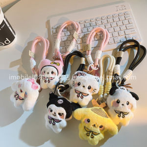 Portable Wristband Bracelet & Hello Kitty Keychain Lanyard: A Stylish Mobile Phone Accessory