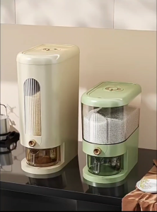 *Local Seller* Rice Auto Dispenser Storage Container with Measuring Cup Kitchen Organizer