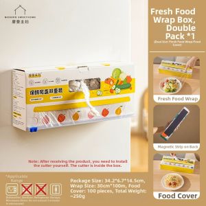MODERN SWEETHOME | Food-Grade Heat-Resistant Sliding Blade Wrap Cutter