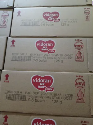 Vidoran My Baby Milk 0-6 Bulan 125 g 24 Box Halal