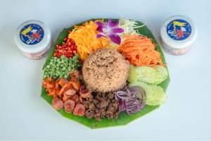 ซอสกะปิปรุงรส ตราธธง ซอสกะปิ ปรุงสำเร็จ สามารถทำข้าวผัดกะปิ คลุกข้าวคลุกกระปิ ผัดง่าย ปรุงง่าย