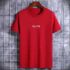 Kaos Pria Lengan Pendek Logo ELITE Baju Oblong Bahan Katun