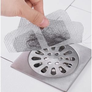 5/10/20pcs Floor Drain Filter Bathroom Hair Catcher Sink Strainer Sewer Anti-Clogging Gauze Tianzige Sewer Anti-Cockroach Filter