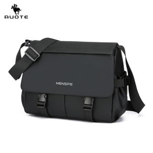 AUOTE กระเป๋าสะพายข้างสำหรับผู้ชายกระเป๋าสะพายข้างกระเป๋าสะพายไหล่มินิจุได้กระเป๋าสะพายข้างใหญ่น้ำหนักเบาลำลองกระเป๋าเดินทางกระเป๋าถนนยามว่างกันน้ำกระเป๋าสะพายหน้ากลางแจ้งสำหรับผู้ชาย
