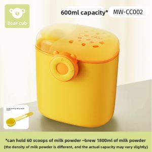 Bear | Portable Baby Formula Box with Sealed Container for Moisture Protection