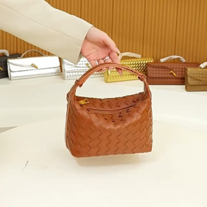 Trendy Woven PU Leather Handbag for Women - Elegant Stylish Durable Multiple Colors | Fast Delivery