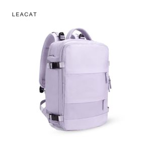 กระเป๋าเป้สะพายหลังกันน้ำท่องเที่ยวแฟชั่น Leacat สำหรับกระเป๋ารองเท้า 50L/17 ให้ชุ่มชื่นที่น่าสนใจสำหรับทุกเพศ