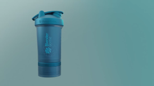 Blender Bottle Shaker Bottle with Pill Organizer 22-Ounce Rose Pink ขวดเชค สีชมพูกุหลาบ