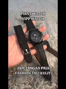 Jam Tangan Pria Dewasa Kekinian - Jam Tangan Quiksilver Tali Kulit Free 1 Strap Rubber Free Box Free Baterai Cadangan Jam Tangan Kasual - BISA BAYAR DI TEMPAT - COD - MURAH