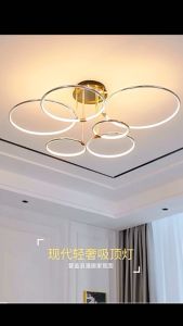 Ruang Tamu Lampu Gantung 3-Warna LED Nordic & Jaminan 1 Tahun