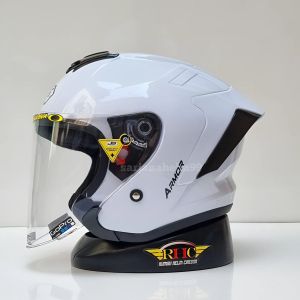 TERBARU HELM JS ARMOR SOLID HALF FACE SNI COD