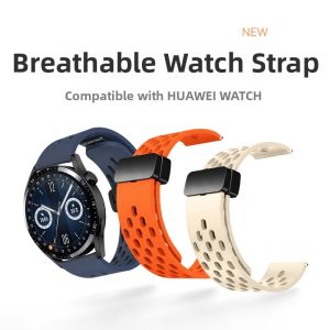 BINGBINGYA | Air-permeable Magnetic Adsorption Three-buckle High-end Sport Watch Band