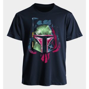 เสื้อยืดคอกลมแขนสั้นผ้าฝ้ายพิมพ์ลายอเมริกันสตาร์วอร์สสำหรับผู้ชายและผู้หญิงใส่สบายๆ ในฤดูร้อน