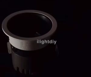 <ANTI GLARE>10W COB RECESSED SPOTLIGHT BLACK/GUN BLACK/ROSE GOLD RECESSED LED EYEBALL LIGHT