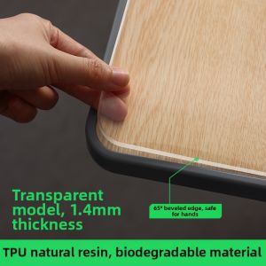 GANI | Transparent PVC Desk Mat Waterproof and Oilproof Table Cover