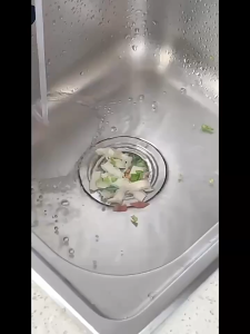 MYM HOME ตัวกรองอ่างล้างจานป้องกันการอุดตันของเศษอาหาร ตัวกรองสิ่งประดิษฐ์ ไม่ต้องมีมือสกปรก ตัวกรอง ตะกร้าแยกขยะ