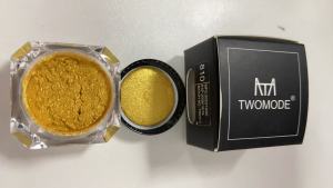 3g TWOMODE Single Color Gold Eyeshadow Powder - แป้งอายแชโดว์สีทอง - เม็ดสีแน่น ติดทนนาน ผสมง่าย แต่งตาสุดพื้นฐาน สำหรับปาร์ตี้ฮาโลวีน