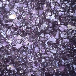Pecahan Batu Kristal Gelas Kaca AMETHYST PURPLE Warna Ungu Elegant