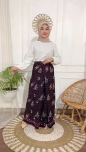 Sarung Batik Rayon Print Motif Biji Kopi | Serian Warna