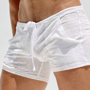 Mens Lightweight Bamboo Knitted Home Shorts Comfortable Lounge Sleepwear Elastic Waist Casual Breathable Soft Pajama Shorts