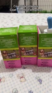 Free 3cc Syringe Coatshine Omega Fatty All Stages Adult Puppy Dog Dogs Coat Shine Pet Vitamins