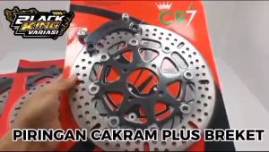Piringan Cakram Disc Brake Depan Jupiter MX 300MM Plus Breket Piringan Cakram Depan Jupiter MX Plus Breket Disc Cakram Depan Piringan Jupiter MX