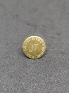 Kancing Jeans Custom Brand Sendiri 17mm 12 Set Model Bulat