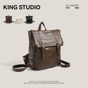 กระเป๋าเป้สะพายหลังผู้หญิงสไตล์ย้อนยุคขนาดใหญ่ กระเป๋าเป้สะพายหลังสำหรับเดินทางแบบลำลอง กระเป๋าเป้สะพายหลังแบบ Tote สำหรับนักศึกษาวิทยาลัย