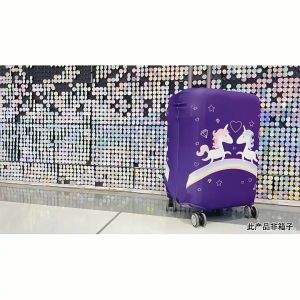 Bao hành lí trùm vali du lịch 20-22-24-26-28-30 inch thun 3d - nhựa trong suốt