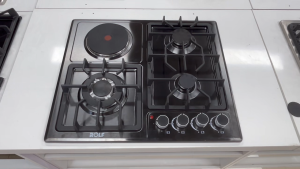 60 cm 3 Gas Burners + 1 Electric Hot Plate Built-in Hob TBH6031CSS Stainless Steel Kitchen Stove