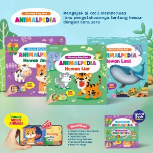 Buku Animalpedia Ziyadbooks Official Bayi 0 12 Bulan Boardbook Anak 1 2 Tahun
