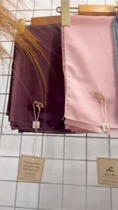 Hijab Paris Jadul Polos /Jilbab Segiempat Termurah / Kerudung Paris Jadul Pouch Terbaru