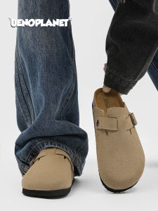 Spring 2025 Mens Birkfoot Slippers Korean Fashion Outdoor Casual Slip-On Couples Lazy People Slippers Breathable round Toe