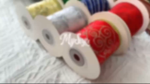 BIN LU 10Yards Wired Christmas Ribbon Christmas Decorations Mesh Ribbon Roll & Christmas Ribbons RollChristmas Tree Ribbon Merry Christmas RibbonXmas Ribbon for Gift Wrapping Christmas Bow Ornaments Xmas & Christmas Bowties | Xmass Decoration Sale