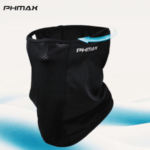 PHMAX High Elasticity Cycling Ice Silk Mask Breathable Sweat-absorbent Ear-mounted Mask Cycling UV Protection Scarf