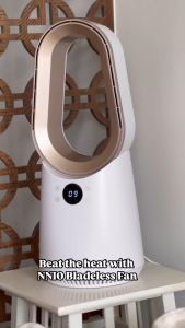 NNIO BLDC Bladeless Fan - N6100DCBLF - White/Rose Gold
