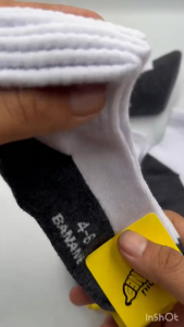 ถุงเท้าเด็กนักเรียน สีขาวพืนแท่า 12 คู่ มีขนาด3-5/4-6/5-7/7-9/ฟรีไซส์ สินค้าพร้อมส่ง