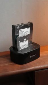 ORICO | ORICO Dual Bay HDD Docking Station USB 3.0 USB C for 2.5/3.5 Inch SATA Hard Drives Tool-Free for PC with 12V/3A Power Adapter