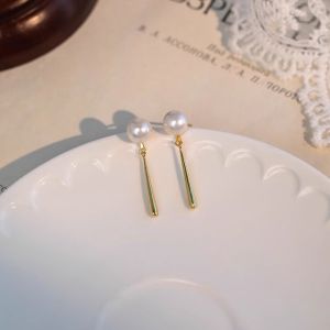 Long Tassel Freshwater Pearl S925 Silver Two Way Earrings