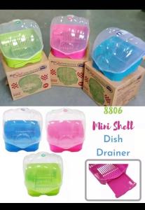 Mini Shell Design Dish organizer With Drip Tray/kitchen cabinet