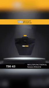 TOOLSTACK Bộ Dụng Cụ Đựng Đinh Và Ốc Vít Chống Nước Dung Tích Cao Vải Oxford Bền Bỉ Túi Đeo Thắt Lưng Đa Chức Năng Để Đựng Dụng Cụ Cầm Tay