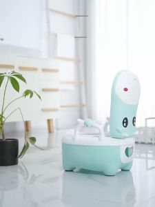 กระโถนเด็กพี่วัว แถมฟรี แปรงขัด ที่ฝึกขับถ่าย กระโถนทําความสะอาดง่าย เบาะนุ่มพิเศษ