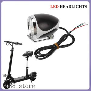10 Inch Electric Scooter Headlight E-scooter Front Light For Kugoo M4 LED Lights Night Safety Cycling Equipment Scooter Parts